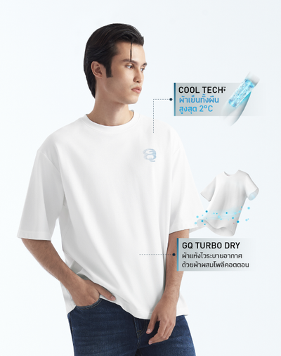 Cool Tech™+ Oversized T-shirt Print