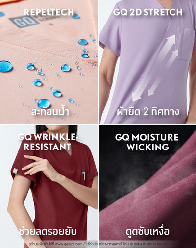 GQ Pro MED Premium Scrub Pants - Breast Cancer