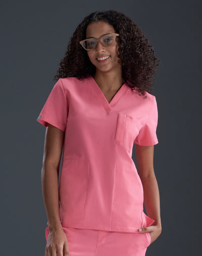 GQ Pro MED Premium Scrub Shirt - Breast Cancer