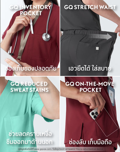 GQ Pro Med Women Scrub Shirt (Premium)