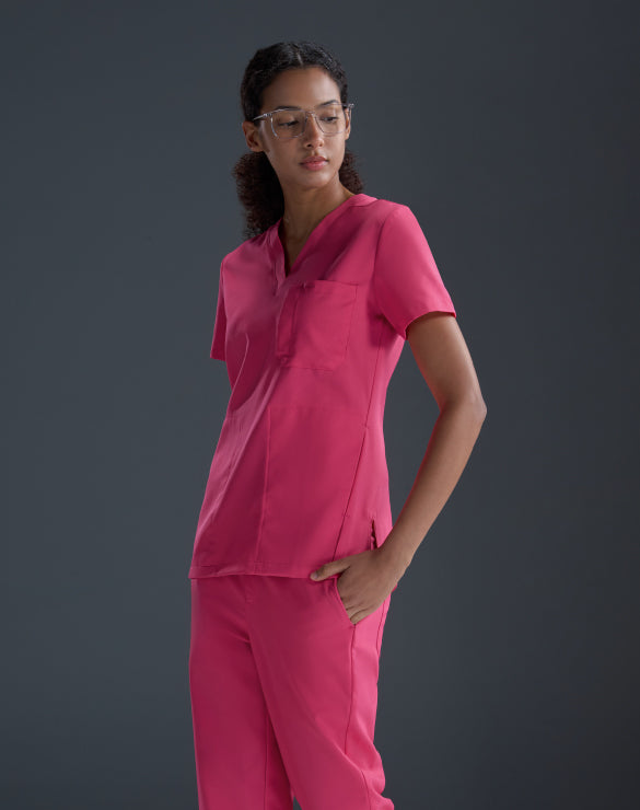 GQ Pro MED Premium Scrub Shirt - Breast Cancer