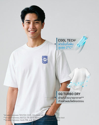 Cool Tech™+ Oversized T-shirt Print