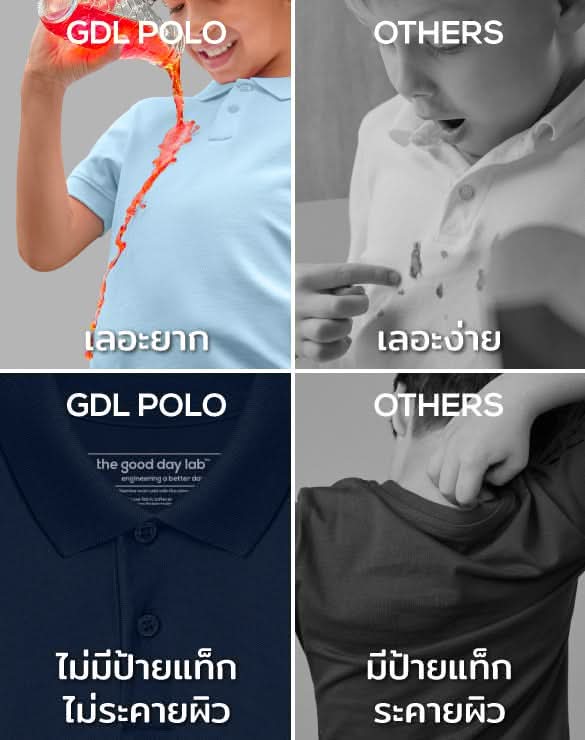 The Good Day Lab™ Long sleeve Polo Collection