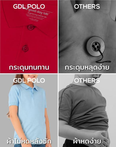 The Good Day Lab™ Long sleeve Polo Collection